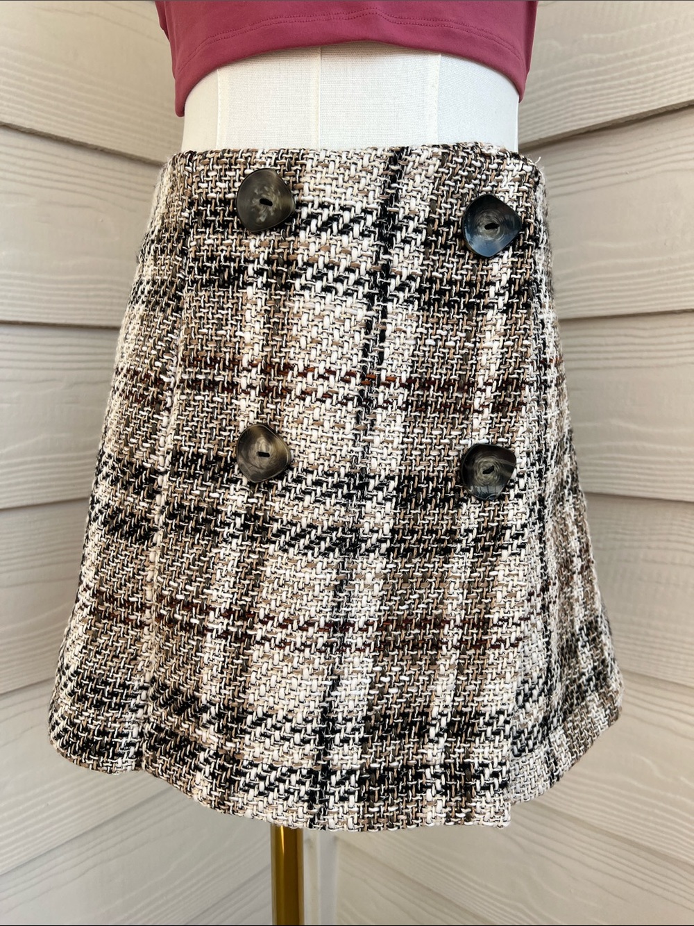 Hazel & Olive Boutique - Get Me Going Skort (plaid)
